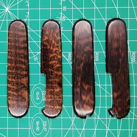 1 Pair Snakewood Scales for 91mm Victorinox Swiss Army Knife