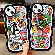 A-8 Famous TPUDesign Case for iphone 13 Mini 15 14 Plus Pro Max Transparent Case