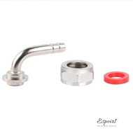 ESPOIR1 Beer Line Connector Kit, Hex Nut Barb Connector Keg Coupler Fitting, Durable Home Brewing Ac