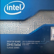 Intel Desktop Board DH61WW LGA 1155 - Ready stock