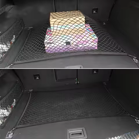 Car Trunk Mesh Net Cargo Trunk Organizer For Volkswagen VW Passat B6 B7 B8 Golf 6 Golf 7 MK6 MK7 POL