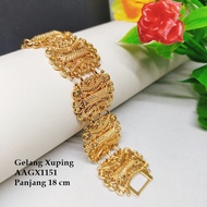 Q Jewellery Xuping Dubai MOdel Bracelet Gold Bracelet/ Latest Dubai Bracelet/