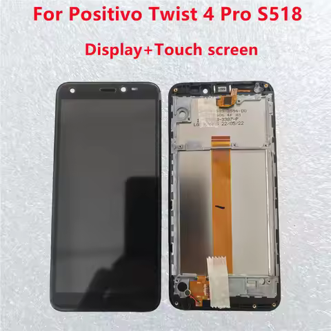 Original For Positivo Twist 4 Pro S518 LCD Display Assembly Replacement For Positivo S518 Display Sc