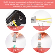 Electrical Wire Connector Plug 8 Sets 2 3 4 6 8 12 Pin for Deutsch DT Connector Assortment Kit