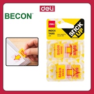 Deli Index Tabs Sign Here A101 44x25mm 2x50's