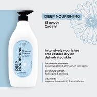 A.LIFE DEEP NOURISHING SHOWER CREAM SACCHARIDE ISOMERATE/CALENDULA/VITAMIN E (1L) READY STOCKS