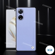 KK OppoA98 5g 2023 Casing Shockproof Luxury Plain Skin Leather Phone Case For Oppo A98 OPPOA98 A 98 