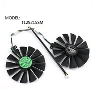 ☈New GPU Cooler Fan 95mm For ASUS STRIX RX570 4G T129215SM RX 580-O8G/GTX1080TI P11G P104-100 0. O◀