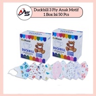 Masker Duckbill 3 Ply Anak 1 Box isi 50 Pcs