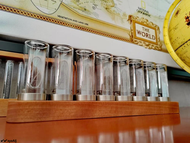 D✔☆Luxury Nixie Tube Clock Wood Led Digital Watch Table Glow Tube Clock Alarm Desktop Electronic Lam