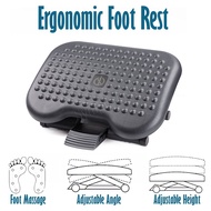 Ergonomic Adjustable Height Foot Rest