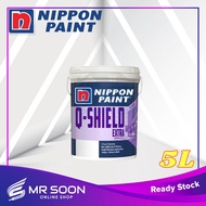 NIPPON PAINT Q-Shield 5L Exterior Paint/Cat Luar/Nippon Exterior Paint/ Q Shield / Q/Shield/Weatherbond
