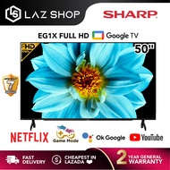 Sharp 50 Inch AQUOS Full HD Google TV 2TC50EG1X (New Model) | Android TV 4K UHD 4TC50DK1X | Full HD 2TC50BG1X | Smart TV
