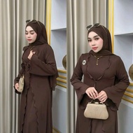 Bellalunabutik - Lavina Dress Iner+Outer Premium LatestWanita 2026