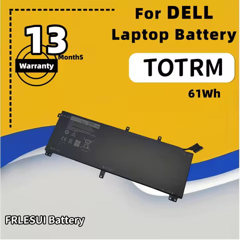 FRLESUI Battery T0TRM For Dell XPS 15 9530 Precision M3800 H76MV 7D1WJ TOTRM Laptop Battery 13 month