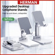 Mobile &amp; AccessoriesHERMAN Original Mobile Phone Stand Holder Desktop Lazy Live Show Lifter Adjustable Support handphone