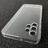 For Samsung A32 M32 Simple Transparent TPU Shockproof & Drop-Resistant Soft Phone Case.