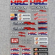 HRC reflective motorcycle sticker racing helmet Decal decoration