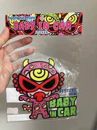 日本製 Hysteric baby in car 貼紙