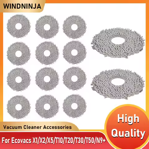 Mop Pad For ECOVACS Deebot X1 Omni X2 Omni T30 Pro Omni X1 X2 T5 T50 T10 T20 Omni T30s combo Mop Clo