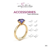 Invisible Ring Size Adjuster for Loose Rings Ring Adjuster Ring Fitter Ring Sizer Pengetat Cincin Pe