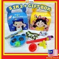 5 in 1 Kids Party Pack Set Gift Box 3D Puzzle Kindergarten Birthday Party Kids Thank You Door Gift Box