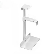[]-Universal PC Case Holder Under Desk Wall Side Mount CPU Stand Adjustable Computer Mainframe Hange