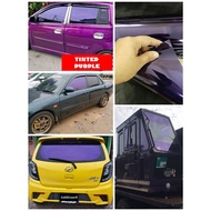 TINTED SPUTTER TINTED Silver Purple / Tinted Kereta /Car Window Film / tinted /  tinted film /Car Ti