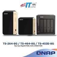 QNAP NAS 2 Bay TS-264-8G | 4 Bay TS-464-8G | 4 Bay TS-453E-8G |  6 Bay TS-664-8G