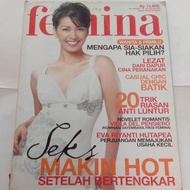 Majalah Femina Agustus 2004 cover model Shinta Zahra