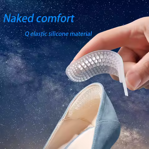 A Pairs Self-Adhesive Heel Sticker Pad Invisible Heel Cushion Shoes Inserts Pad, Loose Shoe Anti-Sli