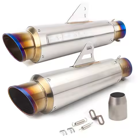 Motorcycle Exhaust Pipe Suitable For Ninja 400 Z250 R6/R1 CBR MT07 R3