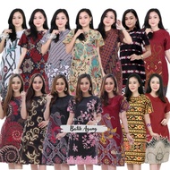 Atasan Baju Dress Kondangan Pesta Batik Wanita Modern / Dress Batik