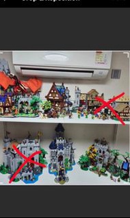 Lego Castles 10305 21348 10332  21325 and two mocs