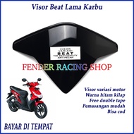 Visor Beat Karbu / Aksesoris Beat Visor Beat Karbu 2008 - 2010 Windshield Beat Karbu RPM