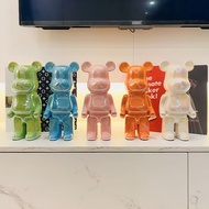 Bearbrick Bear Statue Model 28cm And 20cm pastel Electroplated - Home Decoration, Shelf Cabinet, Meaningful Gifts