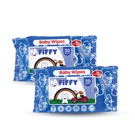 FIFFY BABY WIPES BLUE (30'S X2) TISU BASAH (98-876)