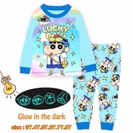 Cuddle Me Pyjamas Glow in The Dark SHINCHAN Kids Sleepwear Cotton