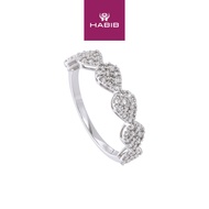 HABIB Diamond Ring in 375/9K White Gold 273240525