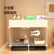 Dongge Preferred Puppy Cage Small Dog With Toilet Separation Household Indoor Kennel Bay Window Cabi