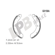 LPB Brake ShOE NG0158AIsuzu ELF/HICOM MTB145/150/160e 2.8D 98'-04' (Frt/Rr),NKR57 3.6D 98'- (Frt/Rr)