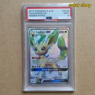 Pokemon TCG Hidden Fates Leafeon GX PSA 9 Slab Graded Card