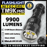 NITECORE TM9K PRO 9900 Lumens High Output Flashlight, Type-C Rechargeable, 5000mAh Battery