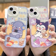 Case iphone 6S 13 12 Mini 15 Soft Case iphone XR 8 Plus Case iphone 6 Plus 6 Cartoon Pattern Case ip