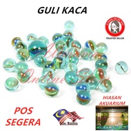 GULI KACA KECIL HIASAN AKUARIUM GULI CONGKAK MARBLE GLASS DECORATION AQUARIUM FISH TANK