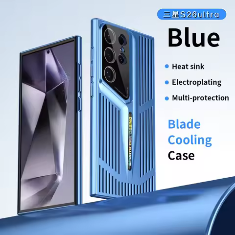 Fashion Creative 3D Breathable Heat Dissipation Cooling Cases For Samsung Galaxy S26 S25 UItra S24 S