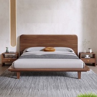 Homie เตียงนอน Wooden bed Bedroom Furniture เตียงติดพื้น 5ฟุต 6ฟุต 1.5m 1.8m HM3015