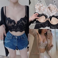 Metwo.dearu spaghetti straps bra with thick spaghetti straps bra design QC with high quality Korean ulzzang lining