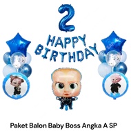 BABY BOSS Balloon Package NUMBER A SP Baby BOSS Birthday Decoration/