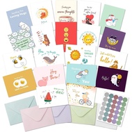 Mr. Pen-Thinking of You Card with Envelope, 20 Unique Designs, Large Size 12.70cm x 17.78cm, Missing